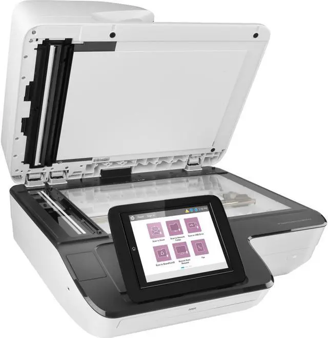 Alt view image 3 of 8 - HP Scanjet Flow N9120 fn2 Sheetfed Scanner - 600 dpi Optical - 24-bit Color - 8-bit Grayscale - 120 ppm (Mono) - 120 ppm (Color) - Duplex Scanning - USB