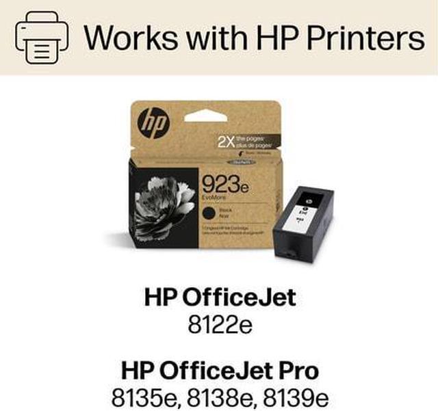 Alt view image 6 of 8 - HP 923E EVOMORE BLACK ORIGINAL INK CARTRIDGE, 4K0T7LN