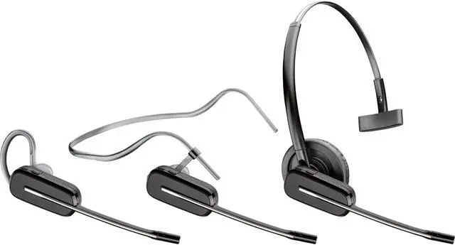 Alt view image 8 of 11 - HP Poly Savi 8445 Office DECT 1920-1930 MHz Convertible Headset Model 8L7F8AA#ABA