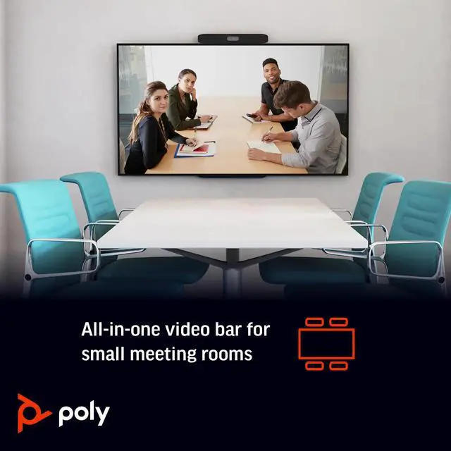 Alt view image 17 of 19 - HP Poly Studio X30 All-In-One Video Bar, Equipment for Small conference spaces | 83Z45AA#ABA