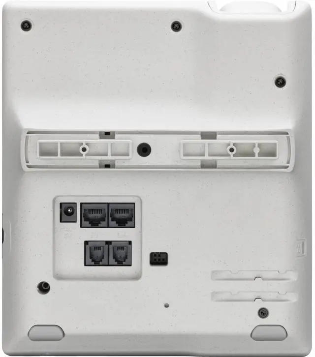 Alt view image 14 of 15 - HP Poly Edge E300 IP Phone Corded Desktop Wall Mountable Black VoIP 2x Network RJ-45 PoE Ports Model 82M92AA