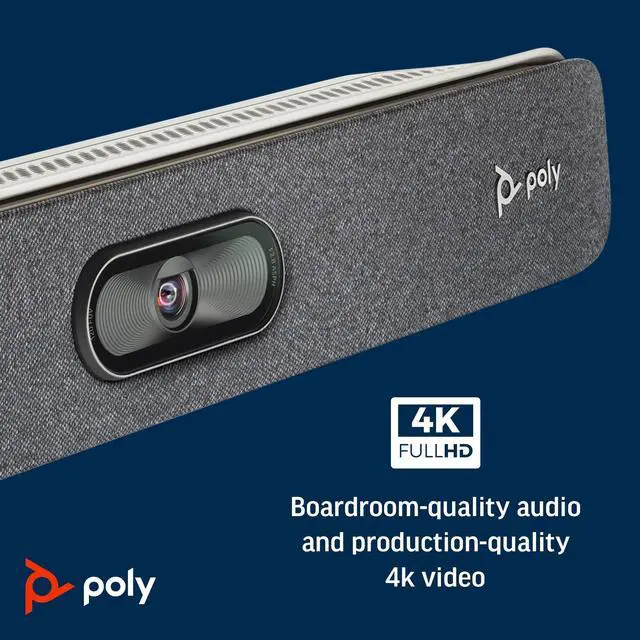 Alt view image 10 of 15 - HP Poly Studio X30 All-In-One Video Bar with TC8 Controller Kit | 83Z46AA#ABA