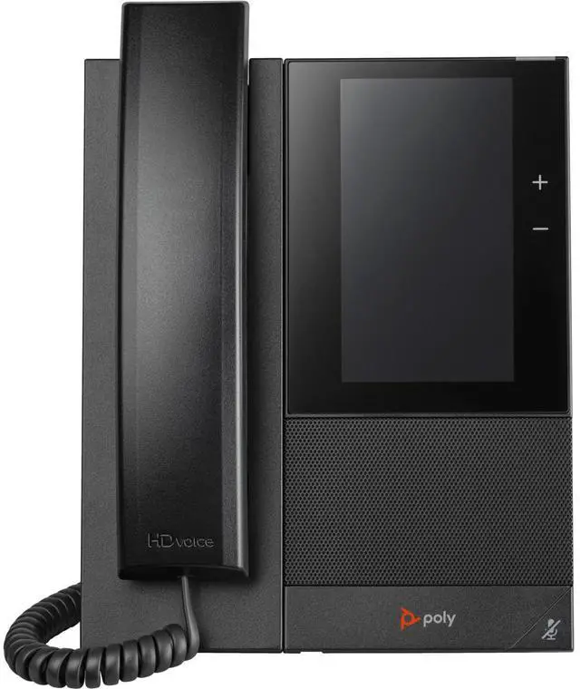 Alt view image 4 of 5 - HP Poly CCX 505 IP Phone and PoE enabled, Corded/Cordless Desktop phone, Black | 82Z79AA
