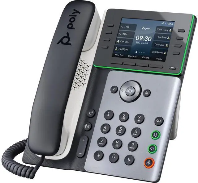 Alt view image 6 of 10 - HP Poly Edge E320 IP Phone and PoE enabled | 82M88AA