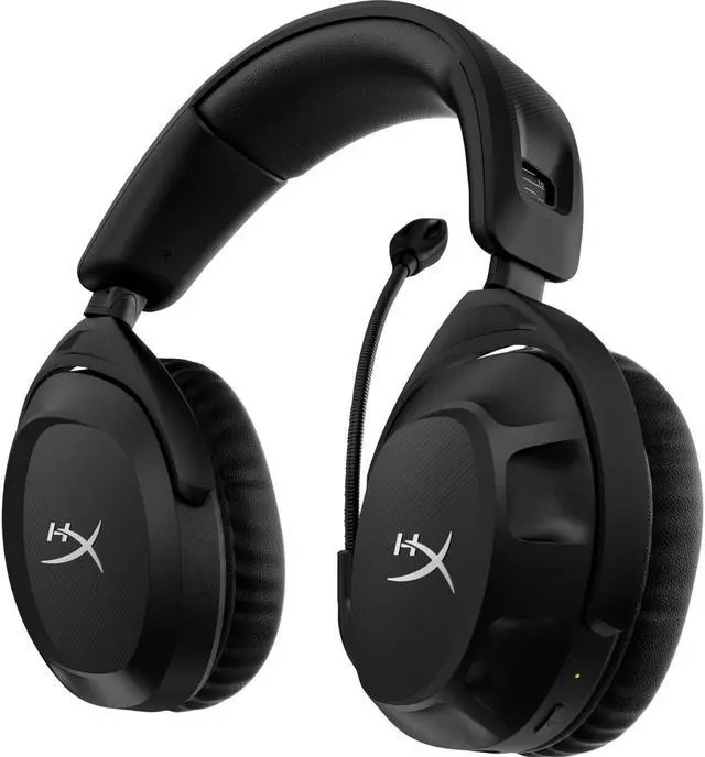 Alt view image 14 of 15 - HyperX Cloud Stinger 2 - Wireless Gaming Headset – Compatible with PC. Noise-cancelling Swivel-to-mute Microphone, Comfortable Memory Foam, UP to 20 hours of battery life, Black