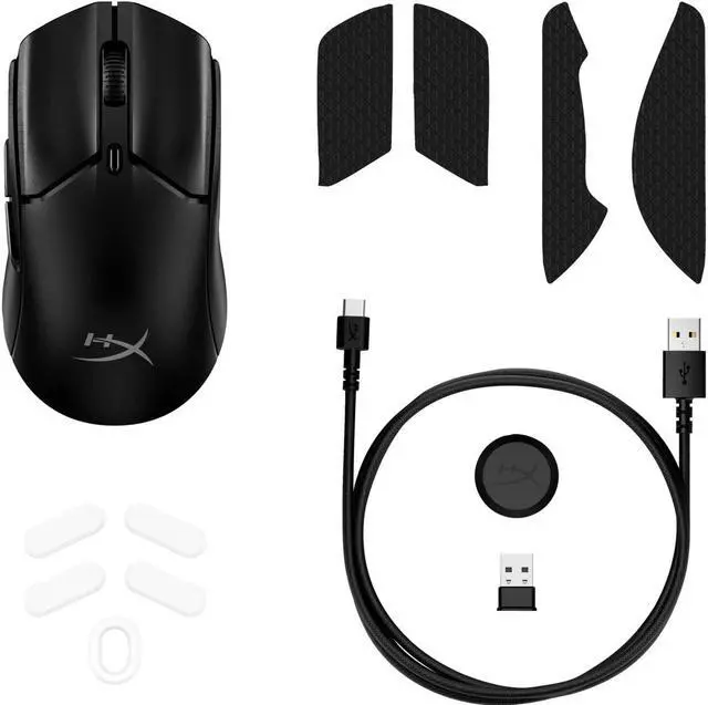 Alt view image 2 of 15 - HyperX Pulsefire Haste 2 Mini - Wireless Gaming Mouse (Black)