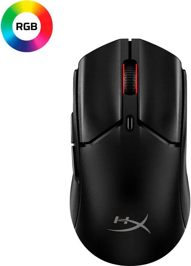 Alt view image 7 of 15 - HyperX Pulsefire Haste 2 Mini - Wireless Gaming Mouse (Black)
