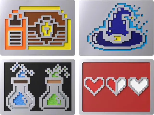 Main image of HyperX Badge Pack - 8 Bit Magnetic Badges