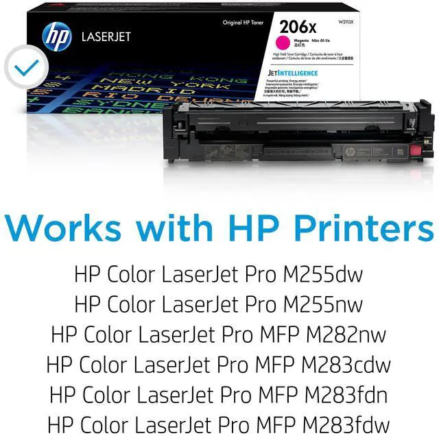 Alt view image 8 of 20 - HP 206X W2113X High Yield Original LaserJet Toner Magenta