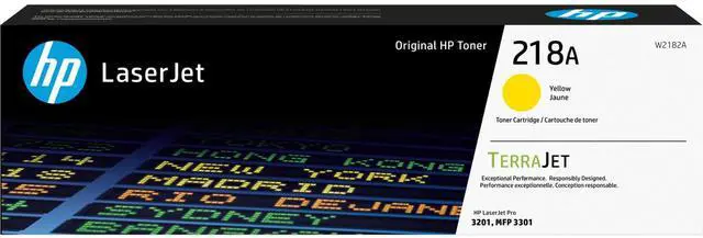 Alt view image 8 of 15 - HP 218A Yellow Toner Cartridge Works with Color Laserjet Pro 3201, MFP 3301 Series, W2182A
