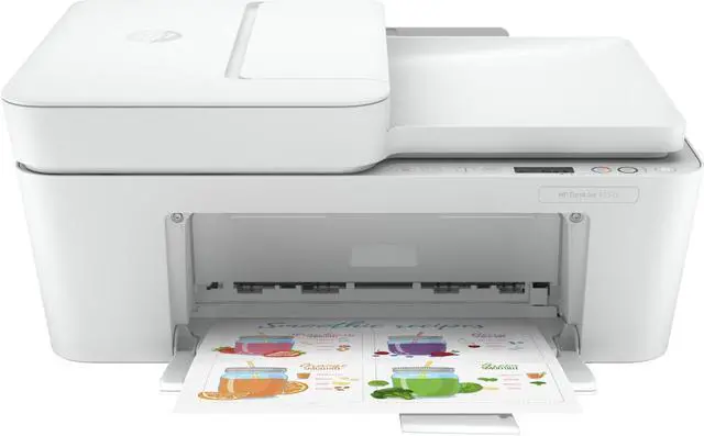 Alt view image 8 of 12 - HP DeskJet 4152e All-In-One Color Inkjet Printer w/6 Months Instant Ink With +