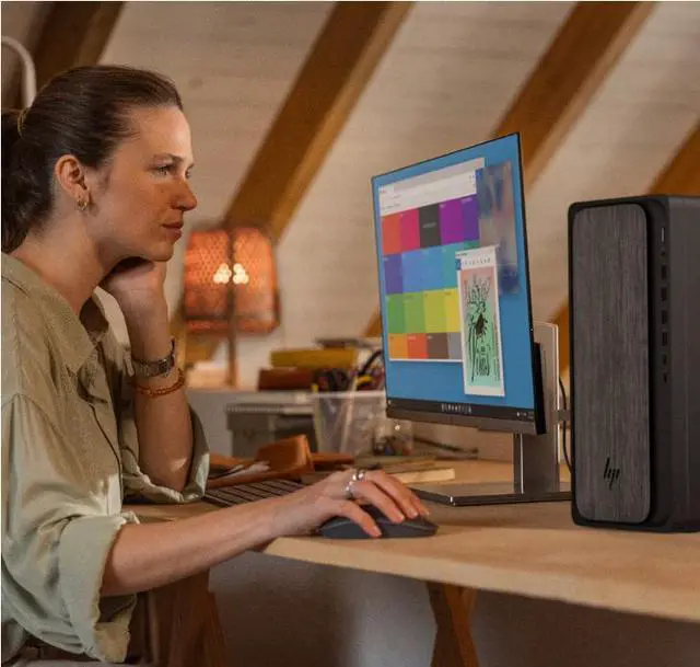 Alt view image 5 of 5 - HP OmniDesk Desktop AMD Ryzen 7, 16 GB;2 TB SSD  Windows 11 Home