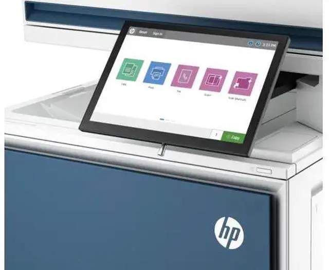 Alt view image 2 of 10 - HP Color LaserJet Enterprise Flow MFP 5800zf Laser Printer, Color Mobile Print,