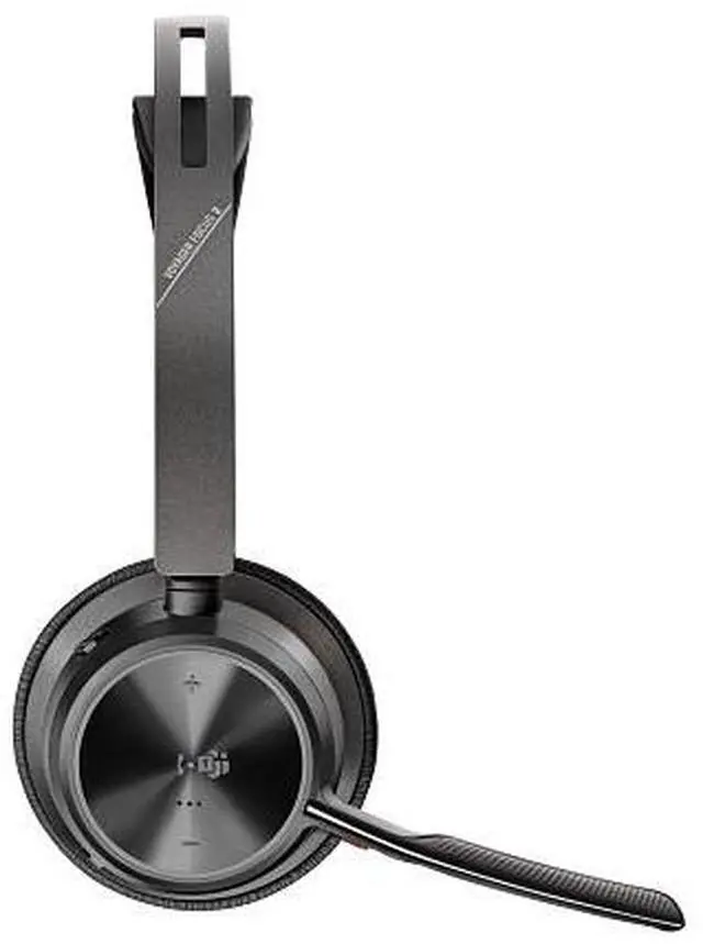 Alt view image 13 of 13 - Poly Voyager Focus 2 Microsoft Teams Certified USBC-C Headset + USB-C/A Adapter - Microsoft Teams Certification - Google Assistant, Siri - Stereo - USB Type C - Wired/Wireless - Bluetooth - 298.6 ft -