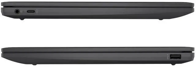 Alt view image 3 of 6 - HP Chromebook 14 inch HD Display Laptop | Intel Processor N100 | Intel UHD Graphics | WIFI | Grey | 8GB RAM | 128GB SSD |Chrome OS |Bundle with Grey Bag