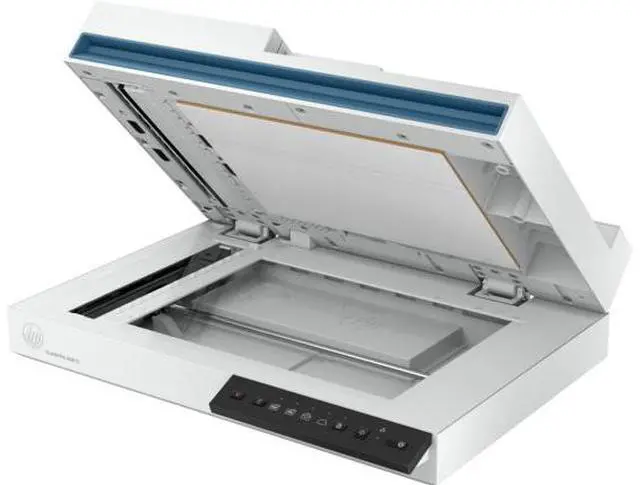 Alt view image 4 of 8 - HP 20G05A#BGJ 24-bit (external), 48-bit (internal) CIS Up to 600 x 600 dpi (color and mono, ADF); Up to 1200 x 1200 dpi (color and mono, flatbed) ScanJet Pro 2600 f1 Scanner