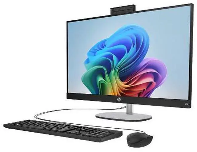 Alt view image 2 of 4 - HP Essential All-in-One Computer 27" FHD AMD Ryzen AI 7, 16 GB;512 GB SSD