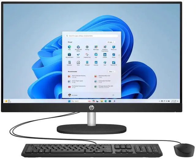 Alt view image 3 of 3 - HP Essential All-in-One Computer 27" FHD Intel Core Ultra 7, 16 GB;1 TB SSD