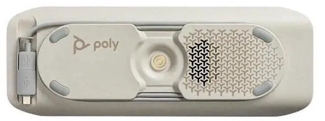 Alt view image 4 of 19 - Poly - Sync 40 Smart Speakerphone (Plantronics) - Flexible Work Spaces - Connect to PC/Mac via Combined USB-A/USB-C Cable and Smartphones via Bluetooth - Works with Teams (Certified), Zoom & More