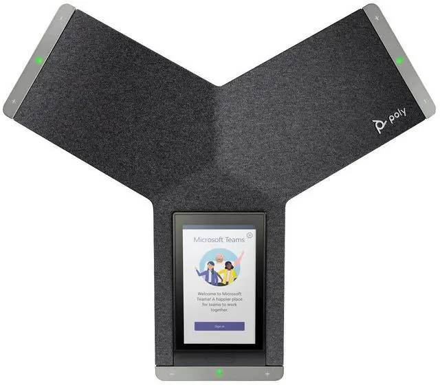 Alt view image 2 of 12 - HP Poly Trio C60 IP Conference Phone for Microsoft Teams Full Radio and PoE enabled | 849B6AA#ABA