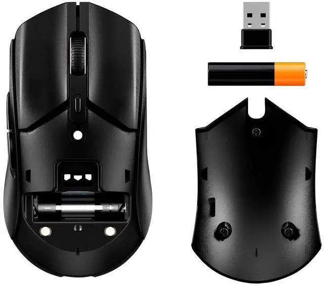 Alt view image 2 of 20 - HyperX Pulsefire Haste 2 Core Wireless - Gaming Mouse (Black)