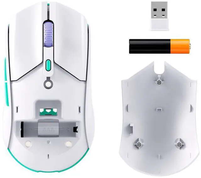 Alt view image 2 of 14 - HyperX Pulsefire Haste 2 Core Wireless - Gaming Mouse (White)