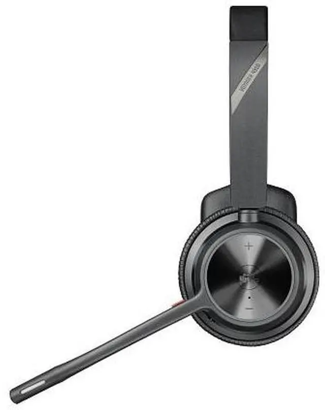Alt view image 8 of 13 - Poly Voyager 4300 UC 4310-M Headset (Plantronics)- Mono - USB Type C - Wired/Wireless - Bluetooth - 164 ft - 20 Hz - 20 kHz - Over-the-head - Monaural - Ear-cup - 4.92 ft Cable - Noise Cancelling