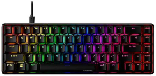 Alt view image 2 of 14 - HyperX Mechanical Gaming Keyboard HX Aqua US Layout 4P5D6AA