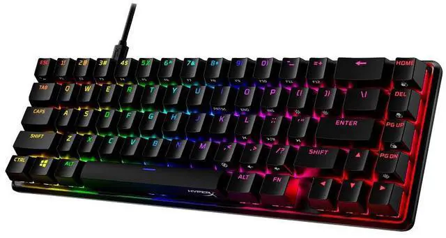Alt view image 10 of 14 - HyperX Mechanical Gaming Keyboard HX Aqua US Layout 4P5D6AA