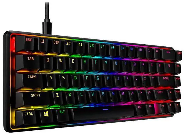 Alt view image 12 of 14 - HyperX Mechanical Gaming Keyboard HX Aqua US Layout 4P5D6AA
