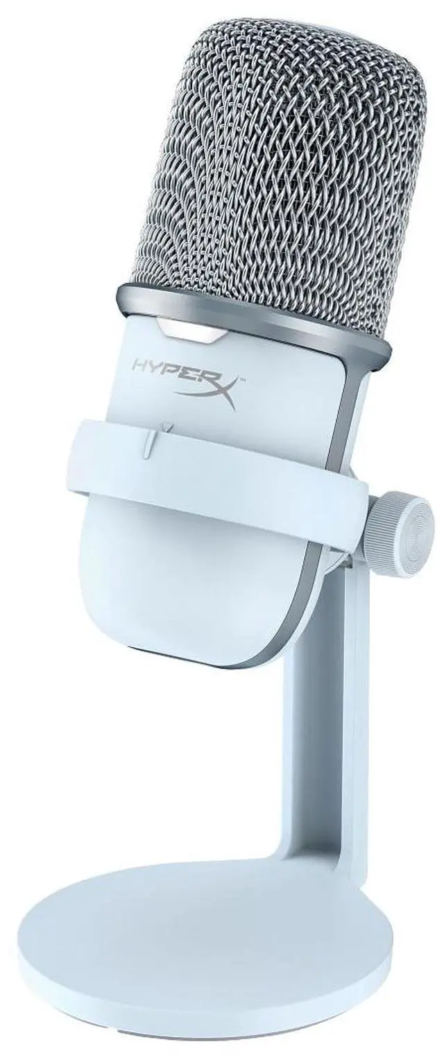 Alt view image 16 of 20 - HyperX SoloCast USB Standalone Microphone White Telework / Streamer / Content Creator / For Gamers / PC, PS4, PS5 Usable Manufacturer 519T2AA