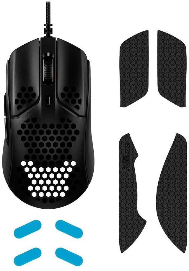 Alt view image 10 of 20 - HyperX - Pulsefire Haste Wired Optical Gaming Mouse with RGB Lighting - Black and black