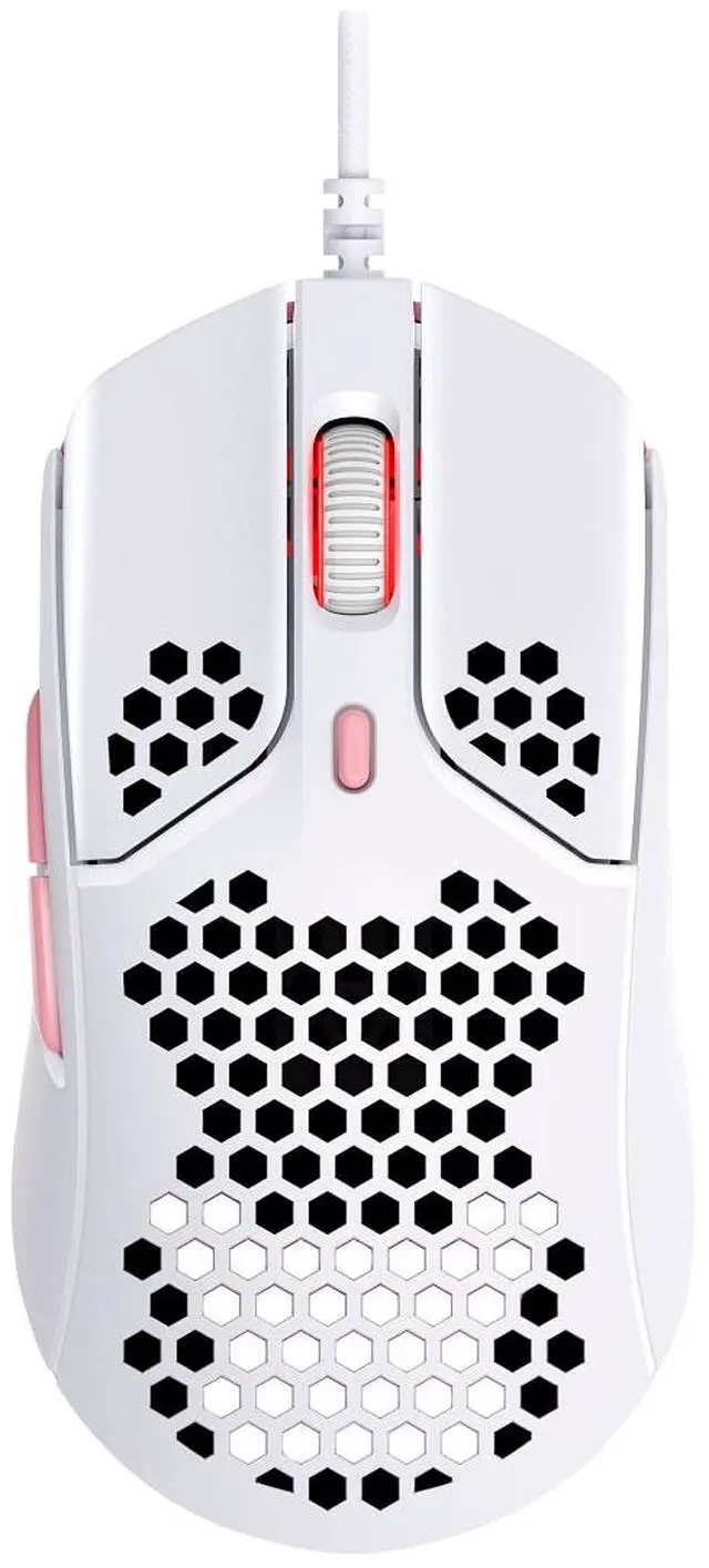 Alt view image 5 of 12 - HyperX - Pulsefire Haste Wired Optical Gaming Mouse with RGB Lighting - White and pink