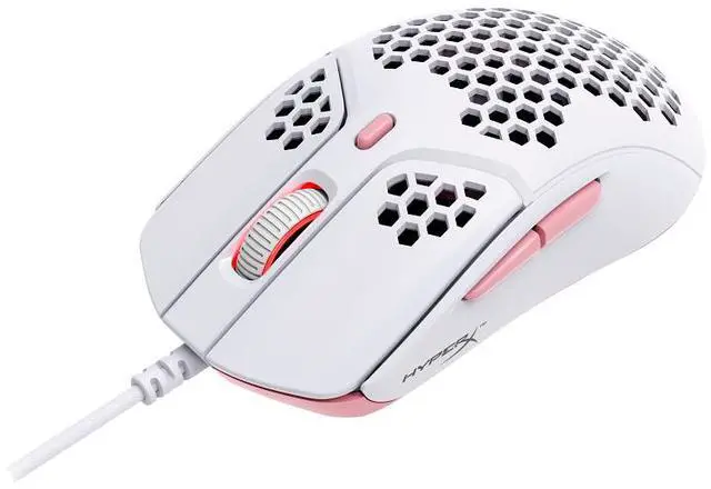 Alt view image 8 of 12 - HyperX - Pulsefire Haste Wired Optical Gaming Mouse with RGB Lighting - White and pink