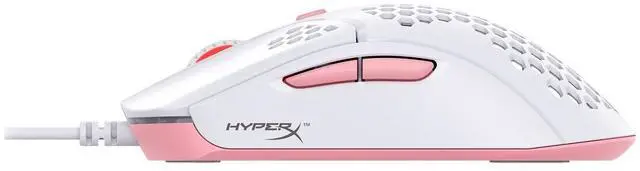 Alt view image 9 of 12 - HyperX - Pulsefire Haste Wired Optical Gaming Mouse with RGB Lighting - White and pink