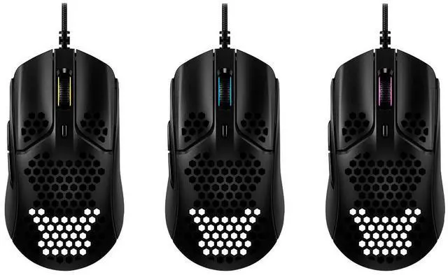 Alt view image 14 of 20 - HyperX - Pulsefire Haste Wired Optical Gaming Mouse with RGB Lighting - Black and black