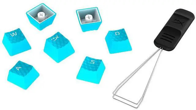 Alt view image 3 of 7 - HyperX Rubber Keycaps - Gaming Accessory Kit - Blue (US Layout)