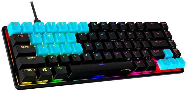 Alt view image 5 of 7 - HyperX Rubber Keycaps - Gaming Accessory Kit - Blue (US Layout)