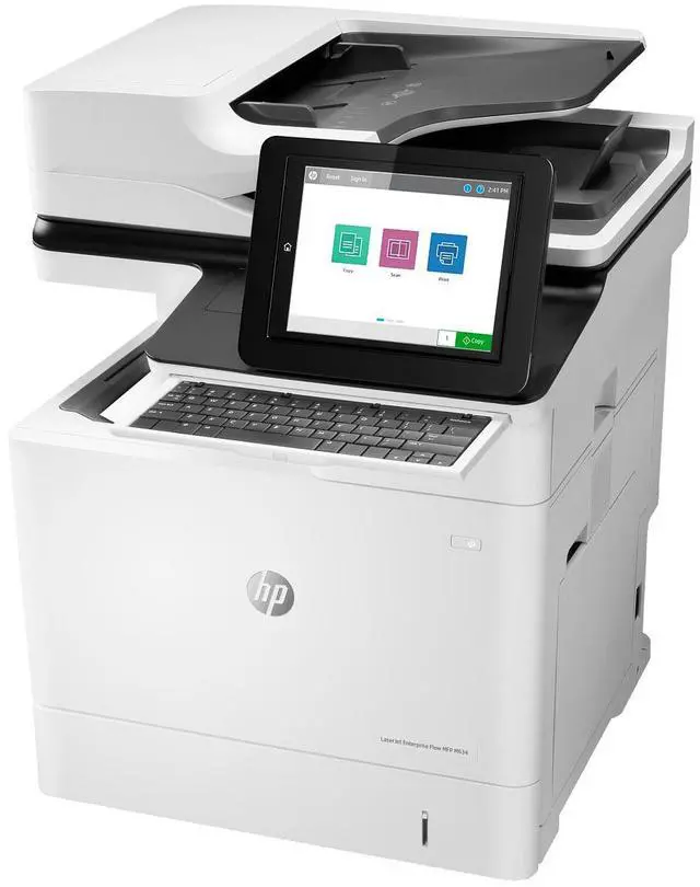 Alt view image 14 of 17 - HP LaserJet Enterprise Flow MFP M634h Laser Printer, Black And White Mobile