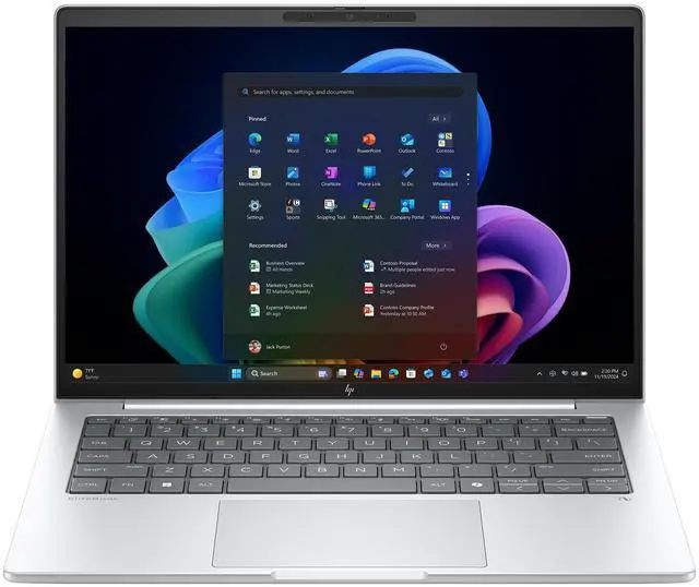 Main image of HP EliteBook Laptop Computer 14" WUXGA AMD Ryzen AI 7 16 GB memory;512 GB SSD