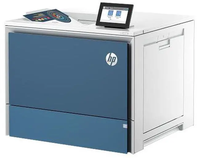 Alt view image 6 of 9 - HP LaserJet Enterprise 6701dn Desktop Wireless Color Laser Printer 58M42A