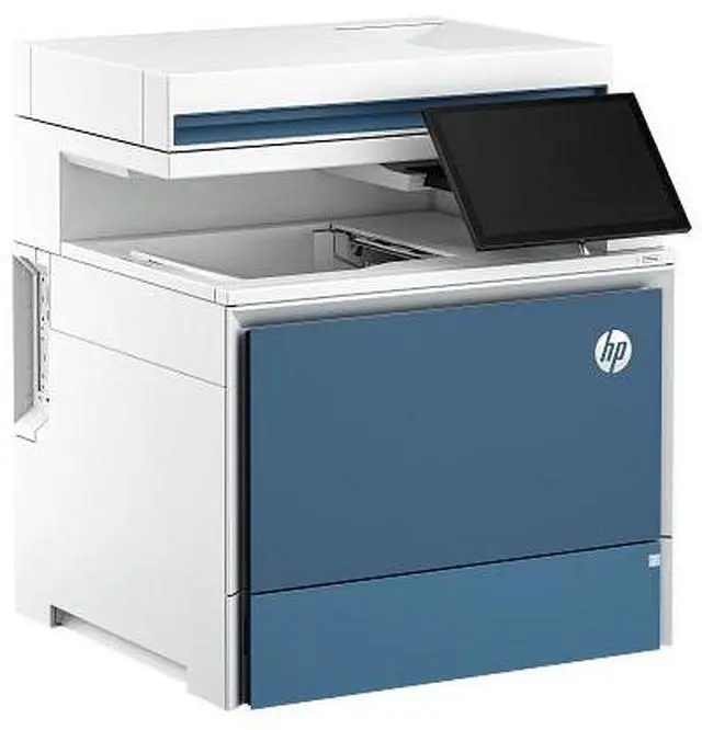 Alt view image 6 of 10 - HP Color LaserJet Enterprise Flow MFP 5800zf Laser Printer, Color Mobile Print,