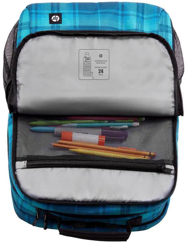 Alt view image 2 of 7 - HP Campus XL Tartan Plaid Backpack