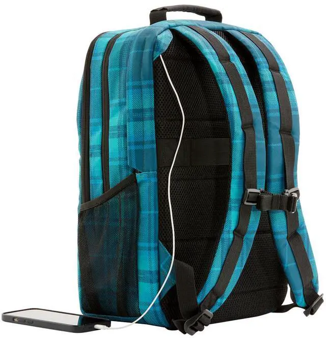 Alt view image 5 of 7 - HP Campus XL Tartan Plaid Backpack