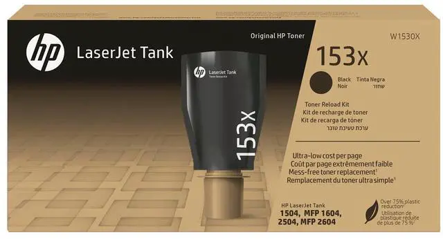 Alt view image 2 of 13 - HP 153X Original Laser Toner Cartridge Black 1 Each W1530X