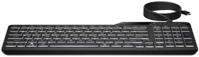 Main image of HP 400 Backlit Wired Keyboard