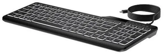 Alt view image 2 of 7 - HP 400 Backlit Wired Keyboard