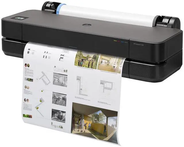 Alt view image 2 of 7 - HP DesignJet T230 24-in Printer 2025 Edition with 2YR Warranty, 5HB07T#B1K