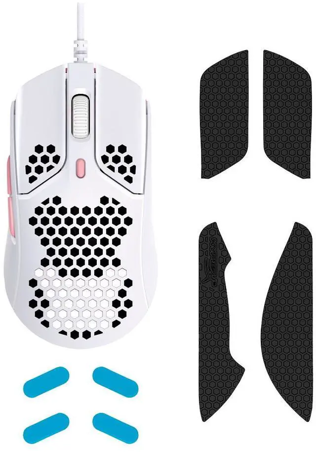 Alt view image 7 of 12 - HyperX - Pulsefire Haste Wired Optical Gaming Mouse with RGB Lighting - White and pink