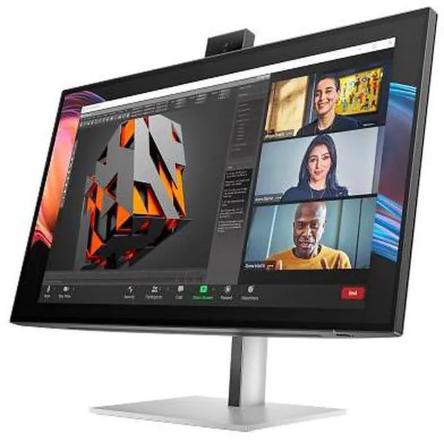 Alt view image 8 of 14 - HP Series 7 Pro 27 inch 4K Conferencing Monitor - 727pm 27" 4K UHD (3840 x 2160)
